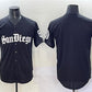 San Diego Padres Blank Black Gothic Edition Vapor Limited Stitched Baseball Jersey