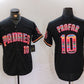 San Diego Padres #10 Jurickson Profar Black Mexico Cool Base Stitched Baseball Jersey