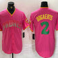 San Diego Padres #2 Xander Bogaerts Pink Fashion Baseball Jersey