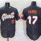 San Francisco Giants #17 Heliot Ramos Anthracite 2025 City Connect Limited Stitched Baseball Jersey