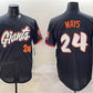 San Francisco Giants #24 Willie Mays Anthracite 2025 City Connect Limited Stitched Baseball Jersey