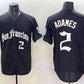 San Francisco Giants #2 Willy Adames Black 'Gothic Fog Edition' Vapor Premier Limited Stitched Baseball Jersey