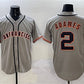 San Francisco Giants #2 Willy Adames Gray Cool Base Stitched Baseball Jersey