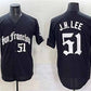 San Francisco Giants #51 Jung Hoo Lee Black 'Gothic Fog Edition' Vapor Premier Limited Stitched Baseball Jersey