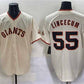 San Francisco Giants #55 Tim Lincecum Cream 2024 Home Limited Stitched Baseball Jersey