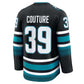 SJ.Sharks #39 Logan Couture Fanatics Alternate Premium Jersey - Black Stitched American Hockey Jerseys