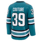 SJ.Sharks #39 Logan Couture Fanatics Home Premium Jersey - Teal Stitched American Hockey Jerseys