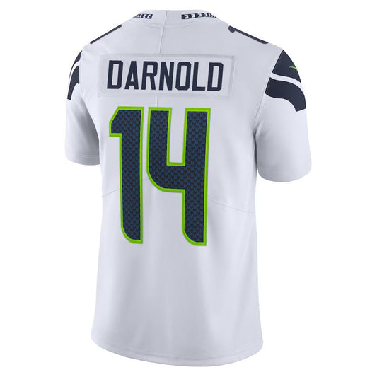 S.Seahawks #14 Sam Darnold White Vapor Limited Stitched American Football Jerseys