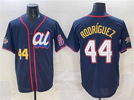Seattle Mariners American League #44 Julio Rodríguez Navy 2025 All-Star Edition Limited Stitched Baseball Jersey