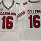 S.Carolina Fighting Gamecocks #16 LaNorris Sellers White Stitched American College Jerseys