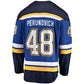 St.L.Blues #48 Scott Perunovich Fanatics Home Premier Breakaway Player Jersey - Blue Stitched American Hockey Jerseys