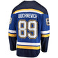 St.L.Blues #89 Pavel Buchnevich Fanatics Home Breakaway Player Jersey - Blue Stitched American Hockey Jerseys