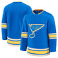 St.L.Blues Fanatics Alternate Premium Jersey - Blue Stitched American Hockey Jerseys