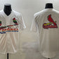 St. Louis Cardinals Team Big Logo White Cool Base Stitched Baseball Jersey