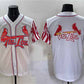 St. Louis Cardinals Team Big Logo White Independence Day Vapor Premier Limited Stitched Baseball Jersey