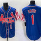 St. Louis Cardinals #1 Ozzie Smith Royal Independence Day Vapor Premier Limited Stitched Baseball Jersey