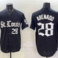 St. Louis Cardinals #28 Nolan Arenado Black 'Gothic Legacy Edition' Vapor Premier Limited Stitched Baseball Jersey