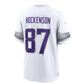 MN.Vikings #87 T.J. Hockenson Alternate Game Player Jersey - White American Football Jerseys