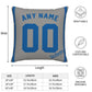 Custom Los Angeles Dodgers Pillow Decorative Throw Pillow Case - Print Personalized Football Team Fans Name & Number Birthday Gift Football Pillows