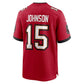 TB.Buccaneers #15 Tez Johnson Red Team Game American Football Jerseys