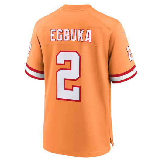 TB.Buccaneers #2 Emeka Egbuka Creamsicle Alternate 2 Game American Football Jerseys