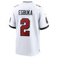 TB.Buccaneers #2 Emeka Egbuka White 50th Season Game American Football Jerseys