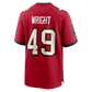 TB.Buccaneers #49 Owen Wright Red Team Game American Football Jerseys