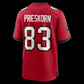 TB.Buccaneers #83 Caden Prieskorn Red Team Game American Football Jerseys