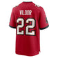 TB.Buccaneers #22 Kindle Vildor Red Team Game Stitched American Football Jerseys