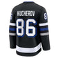 TB.Lightning #86 Nikita Kucherov Fanatics Alternate Premium Jersey - Black Stitched American Hockey Jerseys