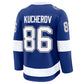 TB.Lightning #86 Nikita Kucherov Fanatics Home Premium Jersey - Blue Stitched American Hockey Jerseys