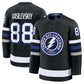 TB.Lightning #88 Andrei Vasilevskiy Fanatics Alternate Premium Jersey - Black Stitched American Hockey Jerseys