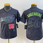 Tampa Bay Rays #56 Randy Arozarena Number Charcoal 2024 City Connect Limited Stitched Baseball Jerseys