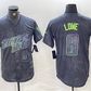 Tampa Bay Rays #8 Brandon Lowe Charcoal 2024 City Connect Limited Cool Base Baseball Jersey