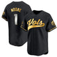 T.Volunteers #1 Christian Moore Black Gold 2024 Champions Vapor Limited Stitched American College Jerseys