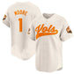 T.Volunteers #1 Christian Moore Cream 2024 Champions Vapor Limited Stitched American College Jerseys