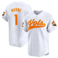 T.Volunteers #1 Christian Moore White 2024 Champions Vapor Limited Stitched American College Jerseys