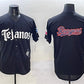 Texas Rangers Team Big Logo Black Mexico 2025 Vapor Premier Limited Stitched Baseball Jersey