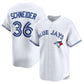 Toronto Blue Jays #36 Davis Schneider Home Limited Player Jersey - White Stitched Baseball Jersey
