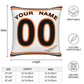 Custom San Francisco Giants Pillow Decorative Throw Pillow Case - Print Personalized Football Team Fans Name & Number Birthday Gift Football Pillows