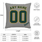 Custom Oakland Athletics Pillow Decorative Throw Pillow Case - Print Personalized Football Team Fans Name & Number Birthday Gift Football Pillows