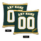 Custom Oakland Athletics Pillow Decorative Throw Pillow Case - Print Personalized Football Team Fans Name & Number Birthday Gift Football Pillows