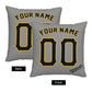 Custom Pittsburgh Pirates Pillow Decorative Throw Pillow Case - Print Personalized Football Team Fans Name & Number Birthday Gift Football Pillows