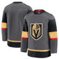 V.Golden Knights Fanatics Alternate Premium Jersey - Gray Stitched American Hockey Jerseys