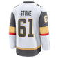 V.Golden Knights #61 Mark Stone Fanatics Away Premium Jersey - White Stitched American Hockey Jerseys