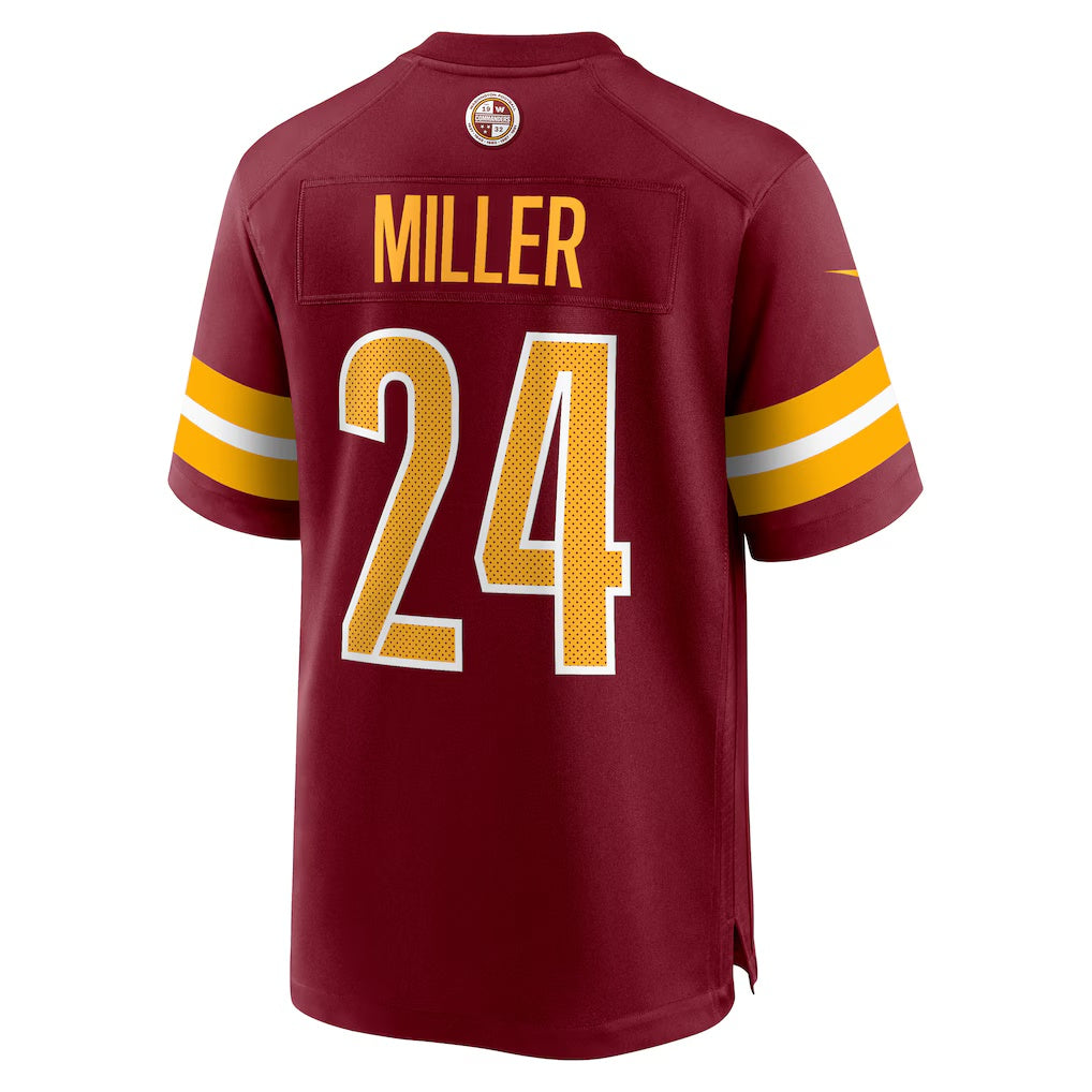 W.Commanders #24 Von Miller Burgundy Team Game Stitched American Football Jerseys