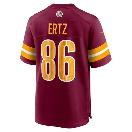 W.Commanders #86 Zach Ertz Burgundy Game Stitched American Football Jerseys