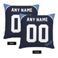 Custom Kansas City Royals Pillow Decorative Throw Pillow Case - Print Personalized Football Team Fans Name & Number Birthday Gift Football Pillows