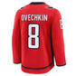 W.Capitals #8 Alexander Ovechkin Fanatics Home Premium Jersey - Red Stitched American Hockey Jerseys