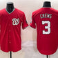 Washington Nationals #3 Dylan Crews Red Limited Stitched Baseball Jersey